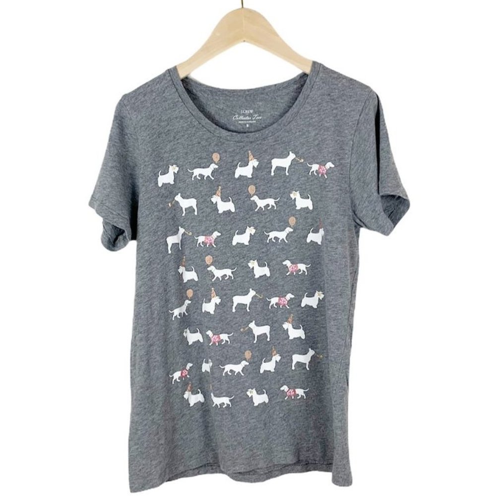 J. Crew Party Animal Dog Collector Tee